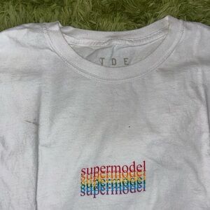 SZA TDE White Graphic T-Shirt, tour merch